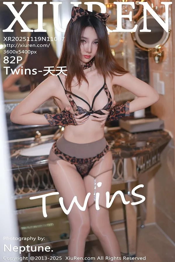 [XiuRen]高清写真图 2025.11.19 No.11007 Twins-夭夭 闪亮黑丝