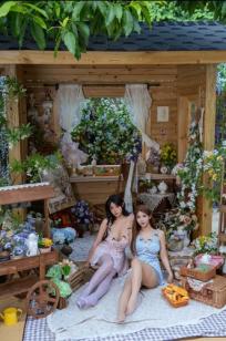 云溪溪 - 奶桃桃×奈汐酱nice 花眠 [90P]