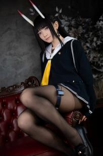 (Cosplay) Sakurai 尊みを感じて桜井 - 本日着任、能代战力强化请求 碧蓝航线能代黑丝制服COS [186P]