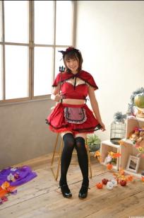 [LOVEPOP] Saki Sakurai 桜井紗稀 Photoset 01 红色小魔女角色扮演性感美胸写真