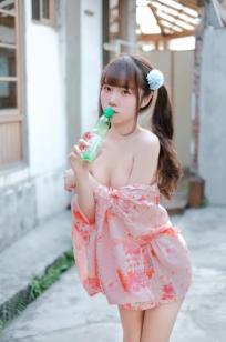 可可小白兔 夏日浴衣 纯欲粉嫩少女 日系和服私房写真