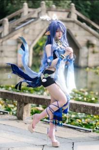 是夙卿呀 - 菈乌玛 户外唯美Cosplay写真 精灵女神气质大片