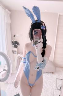 [Cosplay][my suite] Atsuki あつき - Mary Bunny!! 蓝白兔女郎性感私房写真
