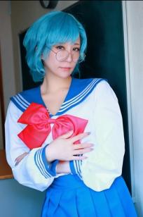 [Cosplay][HERESY] Ringo Mitsuki 林檎蜜紀 - 僕専用セーラーマーキュリー 性感水手服大尺度角色扮演写真