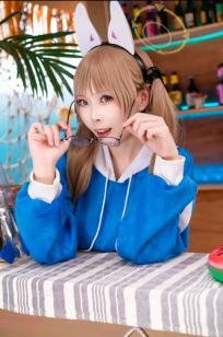 Maou Mo - Kazekura Moe 蔚蓝档案风仓萌COS写真 性感角色扮演养眼美腿