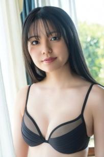 松島かのん - チラリと魅せるオトナなかのん 日系家居黑色比基尼性感私房写真