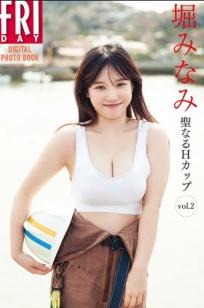 堀みなみ - 聖なるHカップ vol.2 [57P] 日系条纹泳衣清新家居性感写真