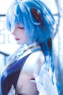 蠢沫沫-Ganyu甘雨Cosplay写真 唯美古风仙女角色扮演图集