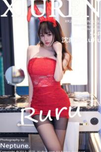 XiuRen秀人网 11092 沈南汐RuRu 红色兔女郎连衣短裙 极致黑丝美腿诱惑写真