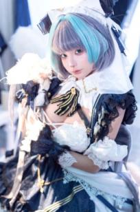 蠢沫沫8月写真合集：哥特风女仆角色扮演与萌系二次元美照
