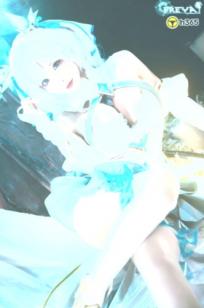 蠢沫沫-三月T3赠品《梦姬Freya》梦幻二次元Cosplay性感女神写真