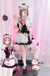 Seele麦麦 - Pardofelis 帕朵菲莉斯 萌系猫耳女仆装COS角色扮演写真