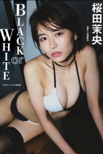 桜田茉央 - BLACK or WHITE 日本短发女神性感比基尼私房大尺度写真