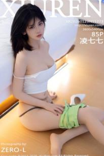 XiuRen秀人网-11273-凌七七-白色吊带浅绿色短裤肉丝-2026.01.23