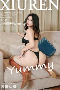 XiuRen秀人网-11266-小蛮妖Yummy-狂野豹纹长靴私房诱惑-黑色情趣内衣极致性感写真-2026.01.23