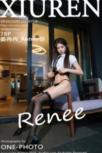 XiuRen秀人网-10754-姜冉冉_Renee-职场OL制服诱惑，露脐白衬衫配黑短裙与极致黑丝美腿，尽显迷人御姐气质-2025.09.11
