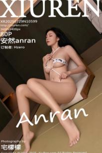 XiuRen秀人网-10599-安然anran-极品私房系超小奶牛纹内衣性感写真，展现完美身材曲线