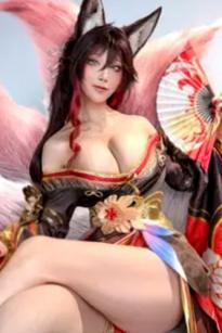 水淼aqua - 帰忘の流離人，绝美狐仙Cosplay，二次元古风视觉盛宴，白嫩诱惑私房大尺度写真