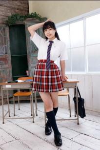 [Minisuka.tv] Maaya Obana 小花真彩 - 校园教室风校服系列高清美图 Regular Gallery Set 6.01