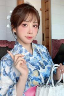 水淼aqua - 夏の浴衣，清凉浴衣私房写真，白皙美肌与诱惑美腿，极致性感视觉呈现