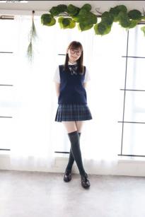 [Girlz-High] 近藤あさみ Asami Kondou：清新校服风演绎治愈系眼镜娘，展现迷人清纯学妹魅力 - bfaa_103_001