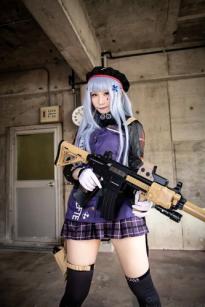 [Cosplay][my suite] Atsuki あつき - 战术少女角色扮演，制服诱惑与枪械美学的碰撞，极致美腿视觉盛宴