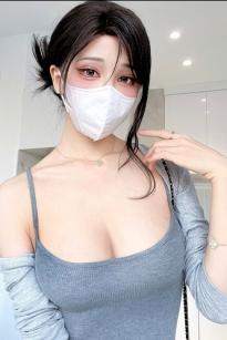 水淼aqua - 灰色紧身短裙居家私房，纯欲诱惑极致身材高清写真