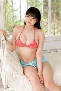 [Minisuka.tv] Maaya Obana 小花真彩 - 简约居家私房照，红白格比基尼秀青春曼妙曲线 