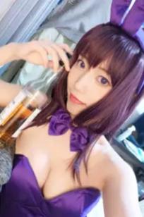 切切celia - FGO斯卡哈兔女郎Cosplay私房镜面自拍，身材火辣性感诱惑合集