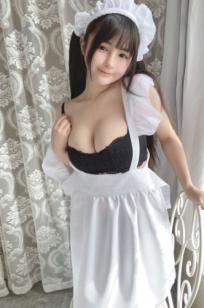 樱井宁宁-030-双马尾黑丝女仆诱惑私房照，童颜巨乳尽显性感女神魅力