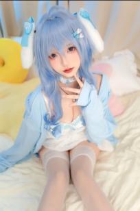 神楽板真冬 原神甘雨降临，极致纯欲Cosplay私房写真，清纯白丝诱惑，带来视觉盛宴[75P]