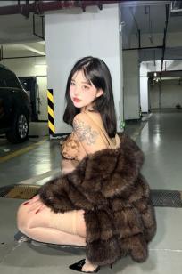 小u优优子 地下车库性感写真 貂皮大衣搭配蕾丝内衣诱惑 [50P]