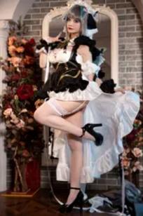 洛璃LoLiSAMA 碧蓝航线柴郡Cosplay[67P]，华丽女仆装超大尺度诱惑私房写真