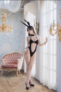 甜美COSERけんけん-KURO Animals黑猫角色扮演，性感黑色内衣私房照，极致诱惑[72P]