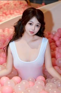 沈思怡 死库水勒鲍室内游乐场写真，海洋球里的清纯甜美诱惑，极致火辣曼妙身姿 [82P]