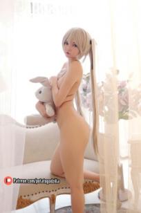 Potato-Godzilla春日野穹Cosplay：兔女郎制服诱惑，大尺度私房写真呈现极致二次元性感