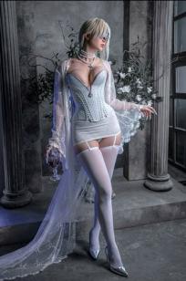 Sai Westwood (Misaki Sai) - Duchess宫廷风角色扮演：白丝蕾丝束身衣绝美出镜，优雅奢华极致诱惑 (Elden Ring Nightreign) [40P]
