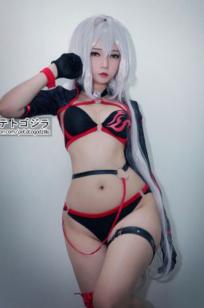 Potato-Godzilla-Jeanne-Alter-Summer：黑贞德动漫Cosplay，冷艳性感大尺度私房写真