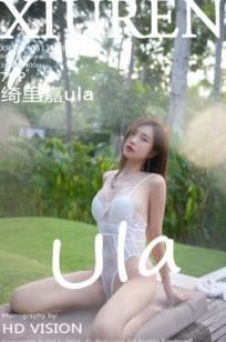 秀人网女神绮里嘉ula绝美私房：纯白蕾丝吊带湿身诱惑，泳池畔惊艳玉腿白丝高跟，尽显极致女神气质