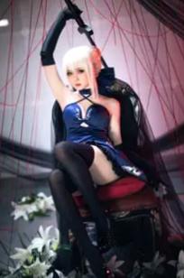 焖焖碳 - FGO 黑呆二次元高质COS，冷艳暗黑风御姐游戏绝美写真 [30P]