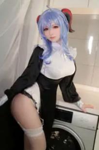 樱梨梨 - 甘雨修女COS作品，极致角色扮演诱惑，私房丝袜美腿动漫写真图集 [26P]