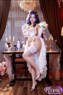 Byoru - Eclipse梦幻新娘，cosplay婚纱内衣私房写真，极致性感身材火辣诱惑