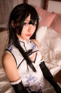 神楽坂真冬-004-艳娘幻梦谭-瓶儿角色扮演-纯欲旗袍COS私房照-精致美腿诱惑女神
