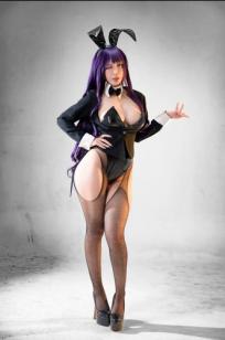 Umeko J 兔女郎角色扮演，紫发大胆性感私房写真 - Marin Kitagawa Bunny