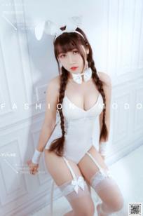 YouMi尤蜜-2021.01.29-呆猫-纯白诱惑《白兔侍女》角色扮演制服私房写真