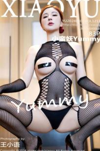 XiaoYu语画界-小蛮妖Yummy-紫色透视裙装与黑色网袜私房写真，极致诱惑展露绝美曲线，气质女神魅力无限