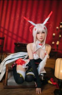 焖焖碳 - 碧蓝航线绫波“新岁之鬼神”旗袍Cosplay，二次元性感角色扮演，古典与现代诱惑的碰撞 [25P]