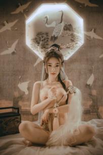 《钛合金TiTi-無生一炁》古风私房写真：棋子点缀薄纱缠身，演绎绝美仙侠艺术