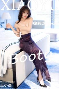 XiaoYu语画界1147期：徐莉芝Booty性感私房照，紫色吊带长裙女神，室内极品诱惑，绝美大尺度写真，尽显迷人曲线
