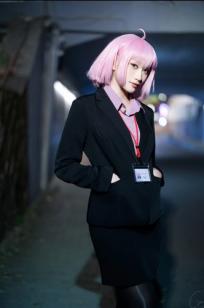 Cien恩恩 - 哈曼Haman职场OL风Cosplay，修长黑丝美腿，演绎高冷干练御姐范[25P]